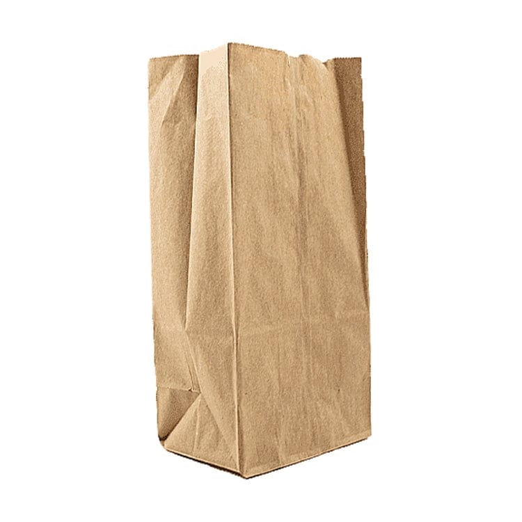 Kraft Paper Brown SOS Grocery Bags 30Lbs #4 -Pack of 500Pcs Ampack