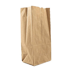 Kraft Paper Brown SOS Grocery Bags 30Lbs #4 -Pack of 500Pcs Ampack