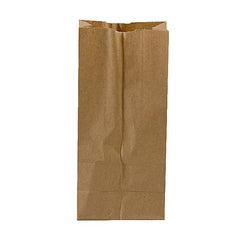 Kraft Paper Brown SOS Grocery Bags 35Lbs #6 - Pack of 500Pcs Ampack
