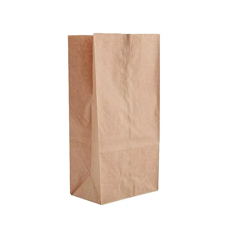 Kraft Paper Brown SOS Grocery Bags 40Lbs #20 - 500 Pcs/Pack Ampack