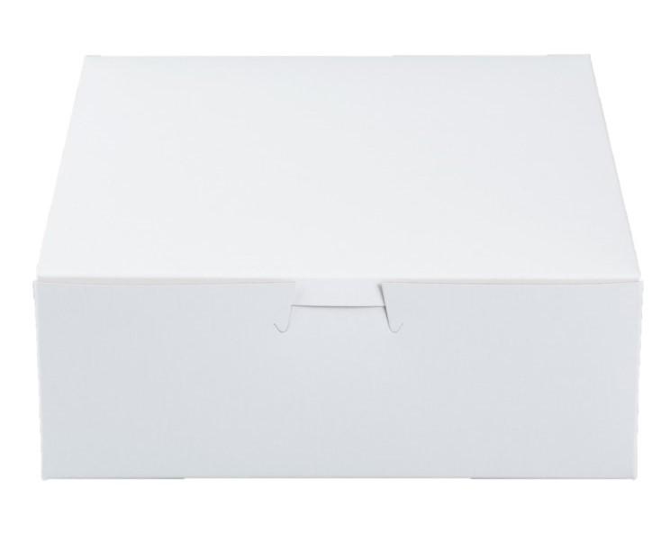 Pie box/Bakery box 8"x8"x2.5" White Ampack
