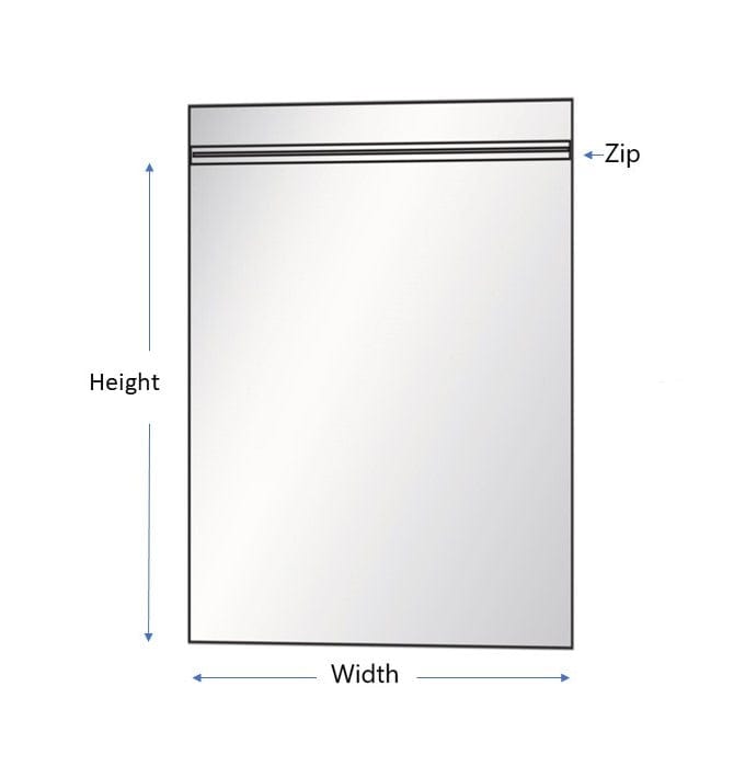 Poly bags Reclosable ZipTop 2x3 2Mil 1000Pcs/Case Ampack