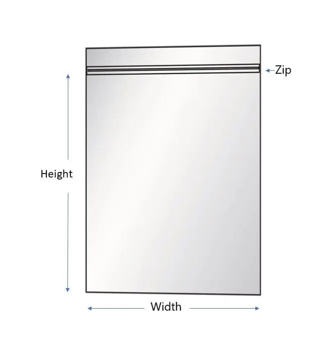 Ziplock-Poly bags Reclosable 2x3 2Mil 1000Pcs/Case Ampack