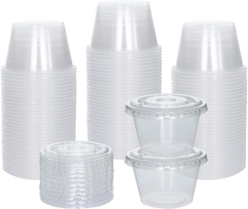 Souflle cup / Portion Cup Round -1 oz Clear - 2500Pcs/case - Ampack