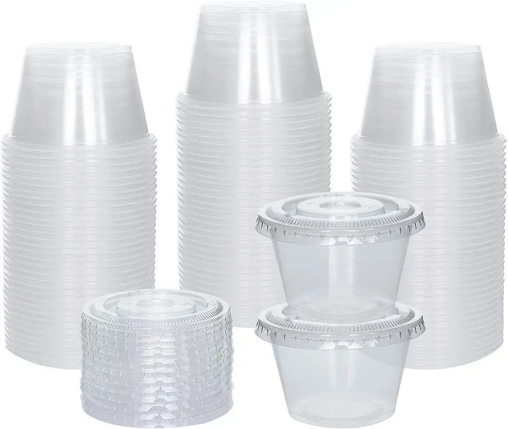 Souflle cup / Portion Cup Round -1 oz Clear - 2500Pcs/case - Ampack