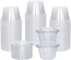 Souflle cup / Portion Cup Round -1 oz Clear - 2500Pcs/case - Ampack