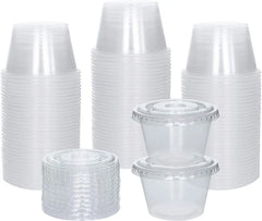 Souflle cup / Portion Cup Round -1 oz Clear - 2500Pcs/case - Ampack
