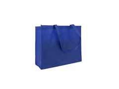 Reusable shopping tote bag - Heavy-Duty 14Wx12Hx6D 25, 50, 100, and 250Pcs 25Pcs / Royal Blue Ampack