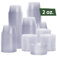 Souffle cup / Portion cup Round - 2oz Clear- 2500 Pcs/Case - Ampack