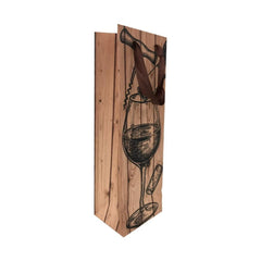 Paper Wine Gift Bag - Vintage Design - Ampack