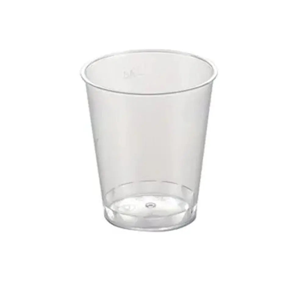 1 oz Shot glasses Clear Hard Plastic - 40 Ct.