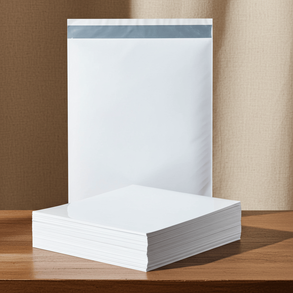 9x12 inch 2 Mil Poly Mailers - Shipping Envelopes - Self sealing plastic Mailing bags -100Pcs/Pack Ampack