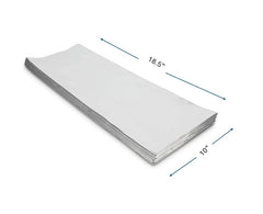 Mylar Metallic Wine Gift Bag, Silver (Magnum) - 10.00 x 18.50 - 500Pcs/case Ampack