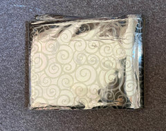 Mylar Metallic Wine Gift Bags, Gold Swirl Design - 7.00 x 18.00 - Pack of 100 Ampack
