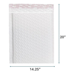Poly Bubble Mailer, Self-Seal waterproof bubble padded mailing envelopes 14.25x20 inch #7 - 50 Pcs/Cs Ampack