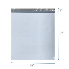 Poly Mailers - Shipping Envelopes - Self sealing plastic Mailing bag 24x24 inches 2.5Mil -200Pcs/Cs Ampack