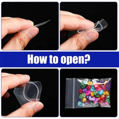 Reclosable Zip Seal Top lock 2 Mil Clear Plastic bags  2x3 - 1000Pcs Sold by Ampack