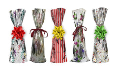 Silver Mylar Printed Gift Bags - 500 Pcs/Case Ampack