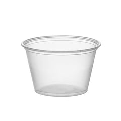 Souffle Cup / Portion cup Round- 4 oz Clear- 2500 Pcs/Case Sold by Ampack
