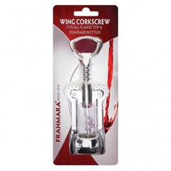 Wing Corkscrew, Auger Worm, Chrome Plated Ampack