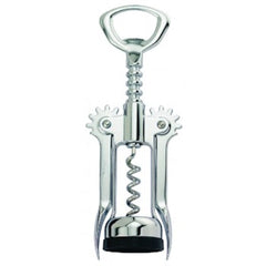 Wing Corkscrew, Open Spiral worm Chrome plated Bottle Opener Ampack