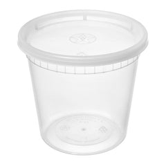 Deli Containers Heavy-duty with airtight lids- 24 Oz - 240 sets/case - Ampack