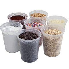 Deli Containers Heavy-duty with airtight lids- 32 Oz -240 sets/case - Ampack