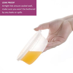 Deli Containers Standard for food storage and takeout - 8 oz - 500 Pcs/case - Ampack