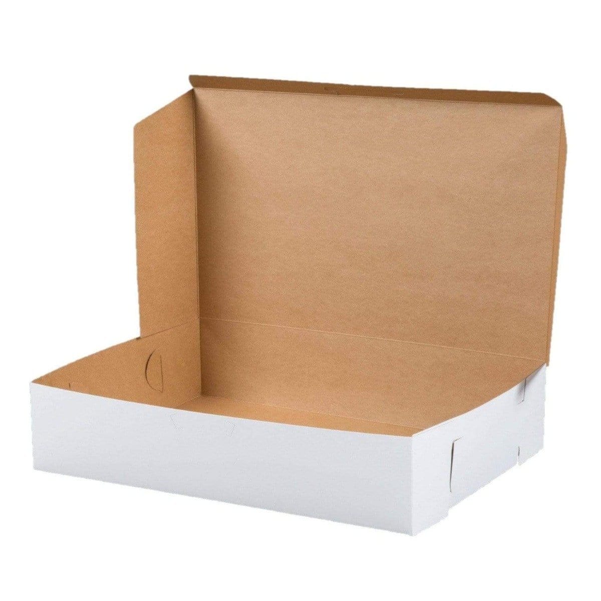 Cake/Bakery Box 19"x14"x5"-White (Half sheet) 10Pcs Ampack