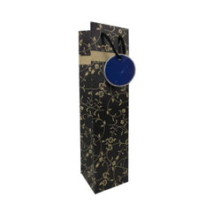  Wine bottle Bag with handles - Red & Black - Ampack