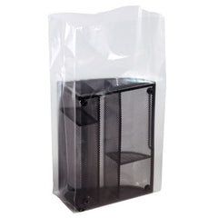 Poly bags Gusseted Open end -Clear 10x8x24 1Mil 1000Pcs/Case Ampack