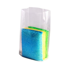 Poly bags Gusseted Open end -Clear 4x2x8 2Mil 1000Pcs/Case Sold by Ampack