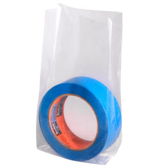 Poly bags Gusseted Open end -Clear 8x4x18 1Mil 1000Pcs/Case Sold by Ampack