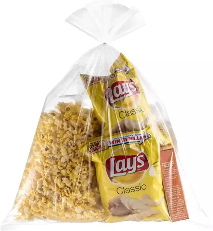 Poly bags Layflat Open end -Clear 14x20 1Mil 1000Pcs/Case 1 Case Ampack
