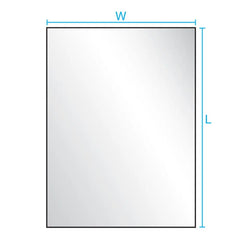 Poly bags Layflat Open end -Clear 16x20 1Mil 1000Pcs/Case Ampack