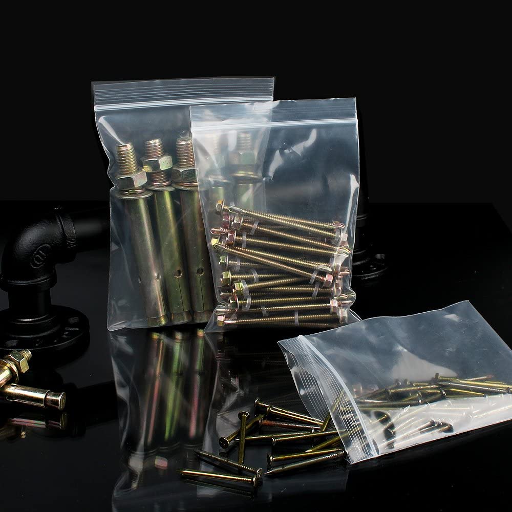 Poly bags Reclosable ZipTop 6x9 6Mil 1000Pcs/Case Sold by Ampack