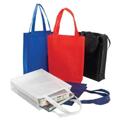 Reusable tote bag 8"W x 5"D x 11"H -Pack of 50, 100, and 250Pcs Ampack