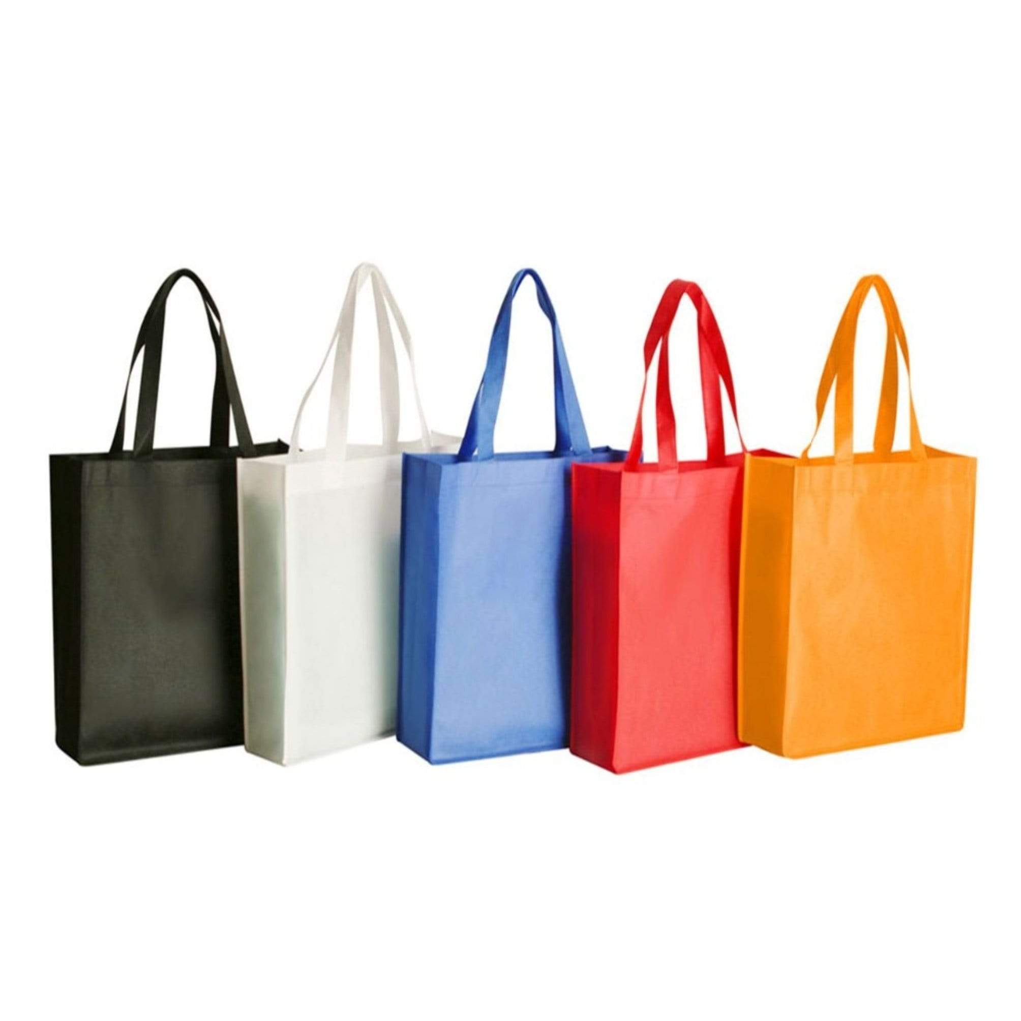 Reusable tote bag 8"W x 5"D x 11"H -Pack of 50, 100, and 250Pcs Ampack