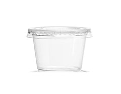 Souffle Cup / Portion cup Round- 4 oz Clear- 2500 Pcs/Case - Ampack