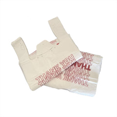 T-shirt-Thank you- Plastic retail Carry out bag- 11.5x6.5x21-(1/6)-1000Pcs/case Ampack